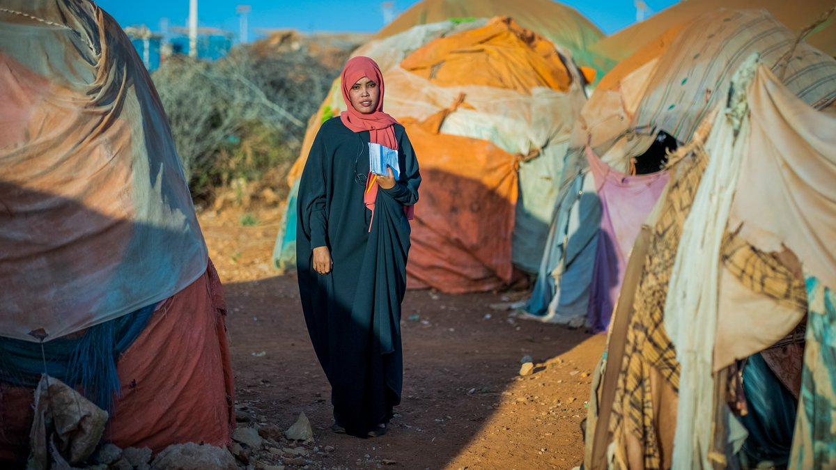 Globally 1 in 3 women have experienced physical and/or sexual violence, and those numbers are increasing during #COVID19. In #Somalia, we work with the #EU and partners to empower women and #EndViolence through our #ROL4Peace programmes. bit.ly/3ts6R7r