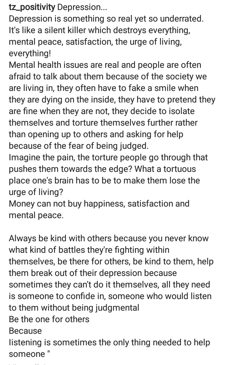 Wrote something 🌸
#Bethereforothers
#MentalHealthMatters