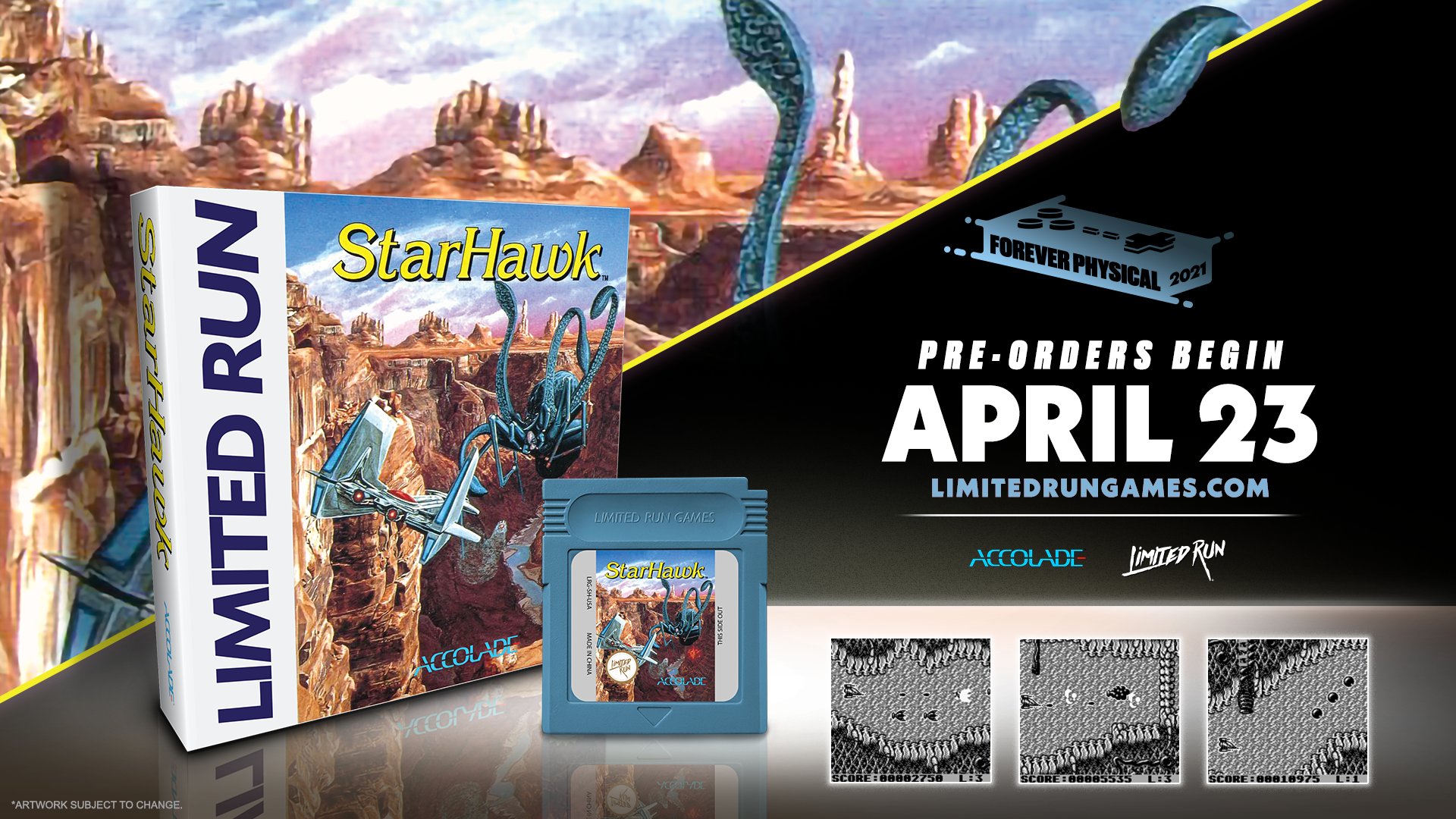 Limited Run Games Stop The Evil Alien Race In The Classic Game Boy Title Starhawk Open For Four Week Pre Order Starting This Friday At 10am Et 7am Pt Only