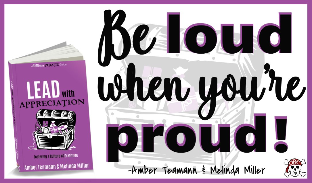 Who are you proud of?
Let's get LOUD! 😆🎉
Shout them out!

And, have you checked out #LeadWithAppreciation by @8Amber8 & @mmiller7571 ?
Do yourself a favor.
Preview it FREE HERE:
📖➡️ daveburgessconsulting.com/books/lead-wit…

#LeadLAP @burgessdave @burgess_shelley @TaraMartinEDU @BethHouf