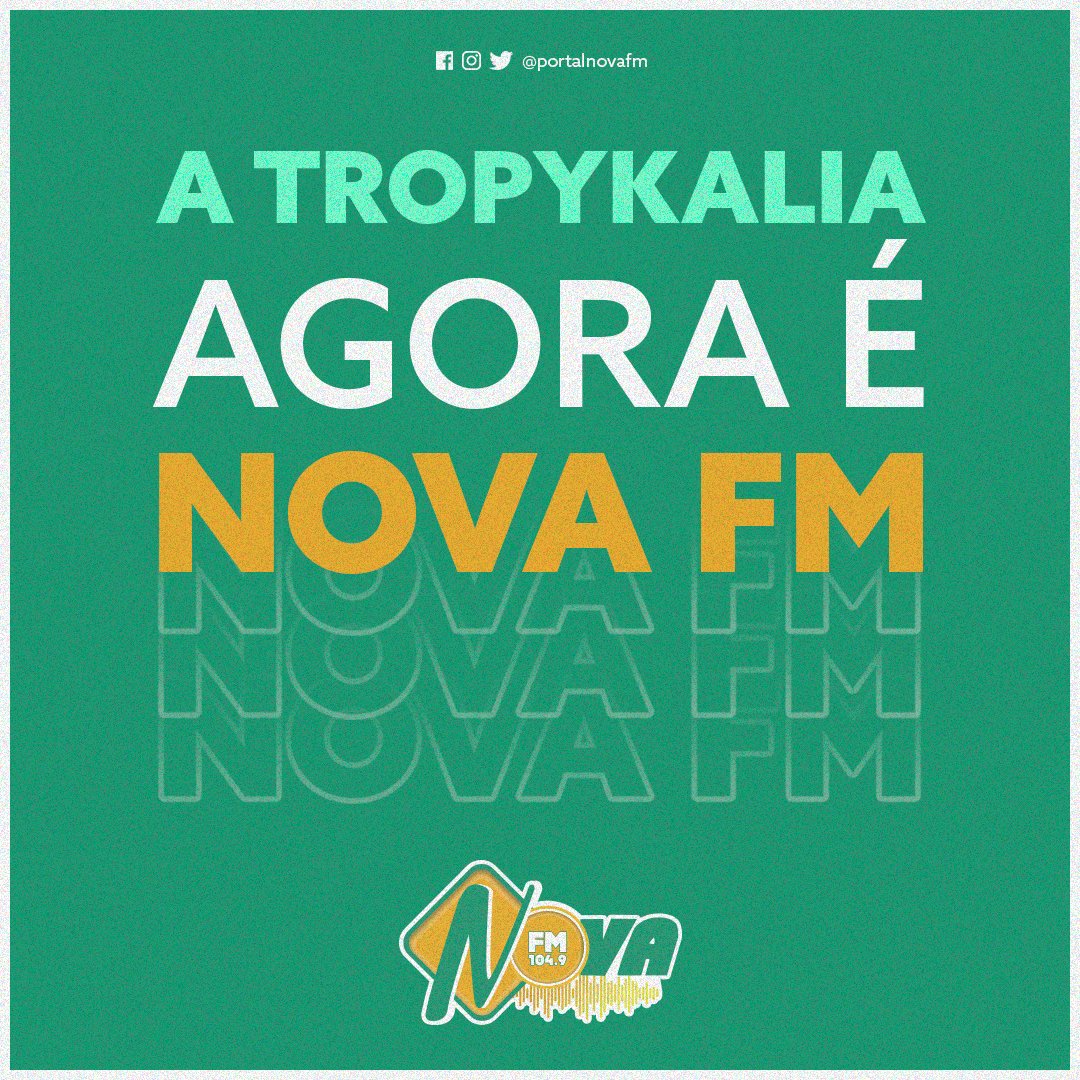 Rádio Nova FM 104.9 (portalnovafm) Twitter Rádio Nova FM 104.9 (portalnovafm) Twitter