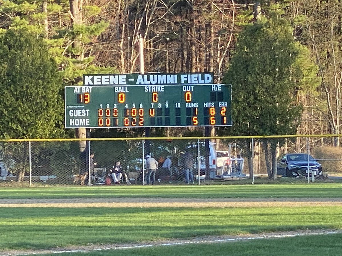 Final from Alumni Field. Keene wins 5-1. <a href="/Baseball_Notes/">NH Baseball Notes</a> <a href="/603SportsMedia/">Roger Brown</a>