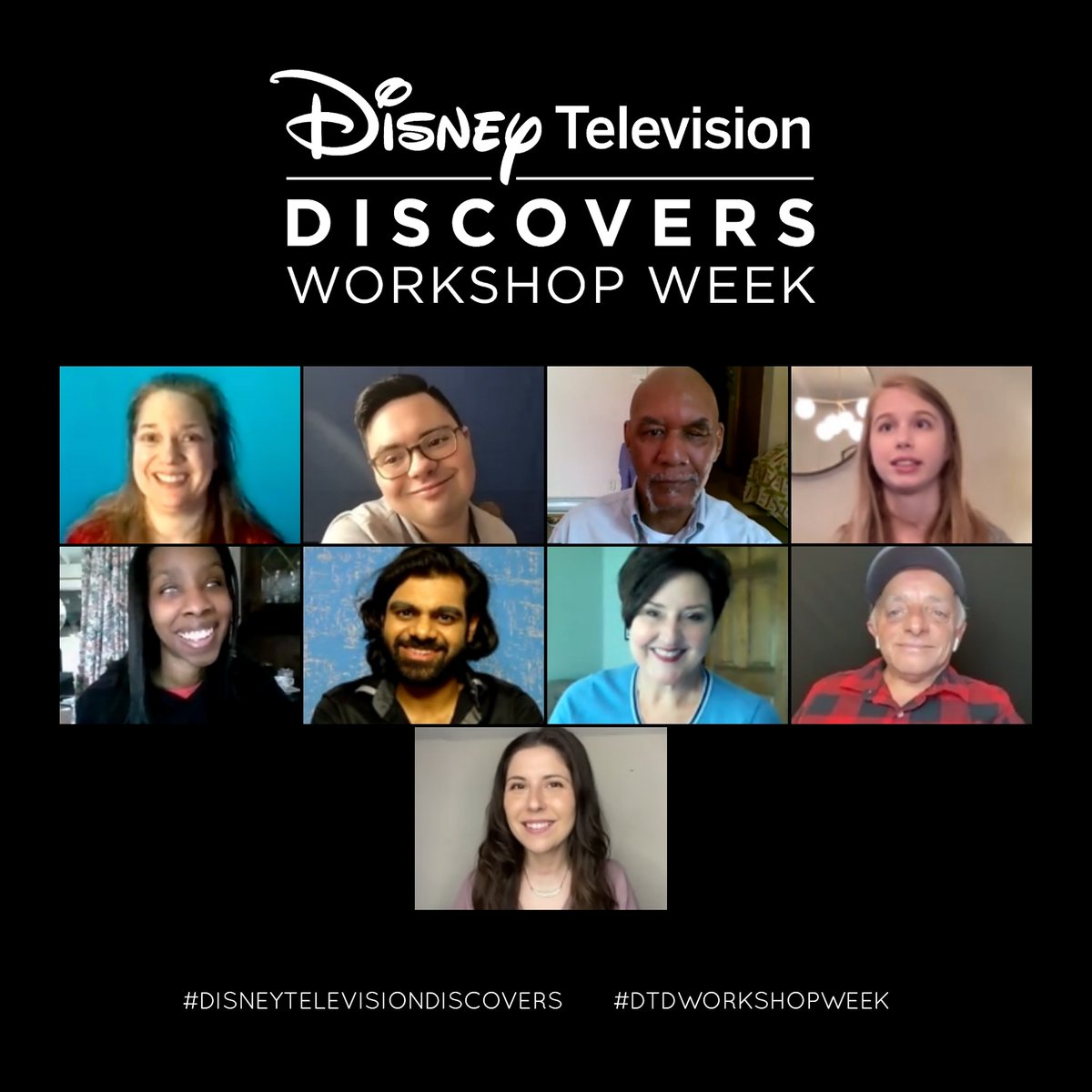 Our 2021 Disney Television Discovers: Workshop Week in New York continues with more amazing talent. Thank you Christine Bruno and Marilee Talkington for connecting us and great to work with you all remotely! #DisneyTelevisionDiscovers #DTDWorkshopWeek