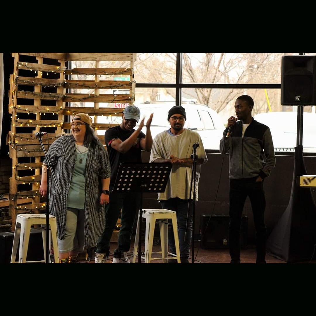 OurGrowthProj's tweet photo. Last Thursday night OGP team member @iceberg365 hosted a Poetry Reading Event at @treministries! We were so excited to be a part of her event and had a great time! 📸: @AlexandraKatePhotography 
🌱
🌳
#OurGrowthProject #OGP #KeepGrowing #Edutainment #Growth #SiouxFalls #HiFromSD https://t.co/ECjbnbDIzZ