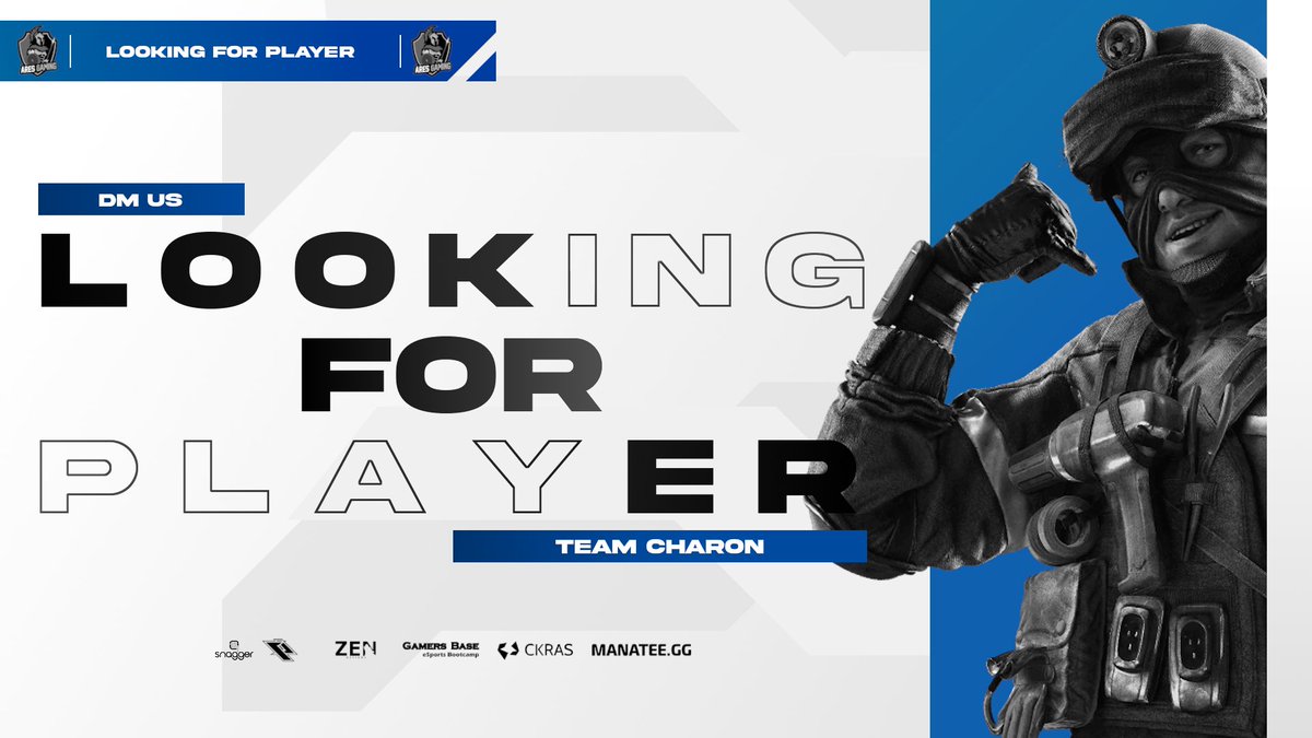 🚨LFP🚨

Team #Charon sucht unter folgenden Bedingungen einen neuen Spieler🔥

- 18+
- Entry Fragger 
- Kompetitive Erfahrung
- frei von Toxizität 
- lern- und kritikfähig

Bei Interesse und Fragen stehen Euch <a href="/Robotic_R6/">Robotic</a> &amp; @Kitro_R6 per DM zur Verfügung❕📩

#AhuAres ⚔️🛡️