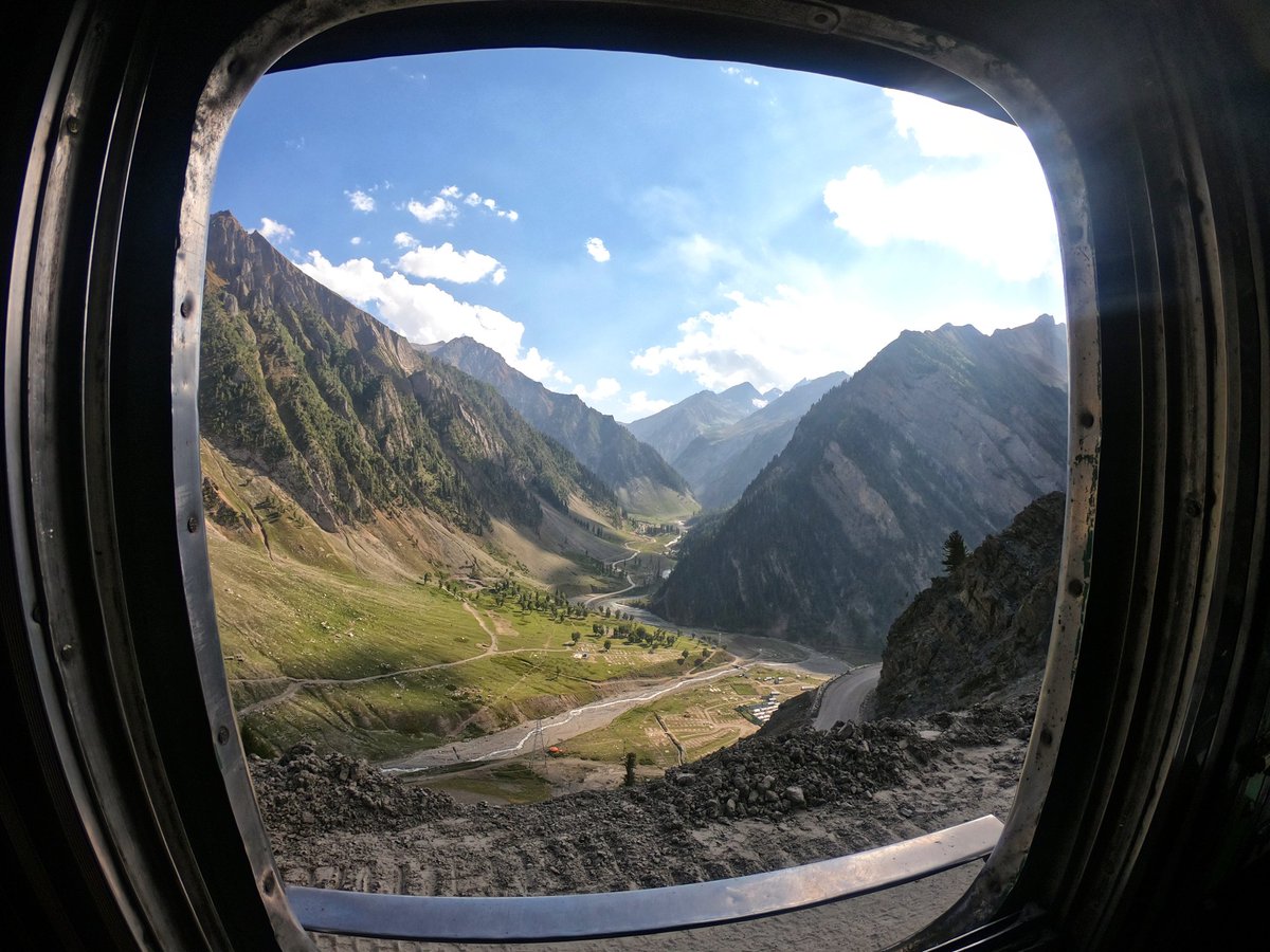 madnisaeb's tweet photo. The picture says it all. 

#silkrouteexploits🗺 #kashmir #mountains #zojila #captivatingkashmir #gopro #goextreme #achievementhunters https://t.co/G1CZ9BypTb