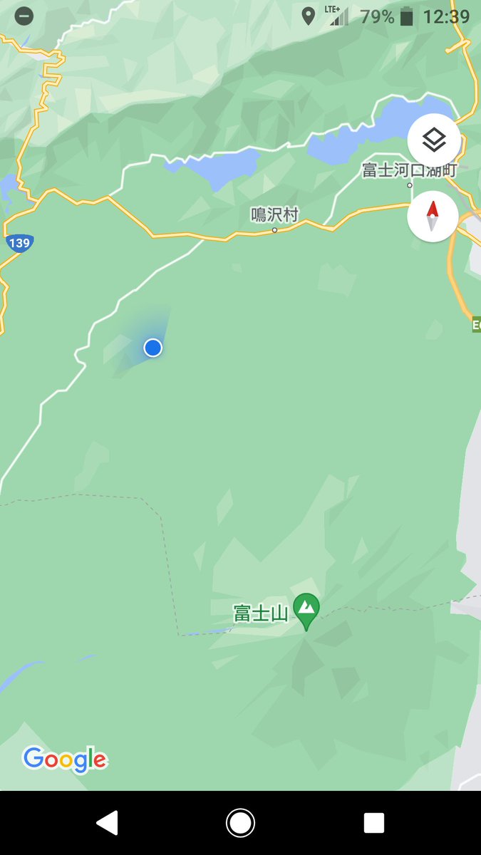 Kimio Kosaka 現在地 青木ヶ原樹海の中 Kimio Kosaka 現在地 青木ヶ原樹海の中