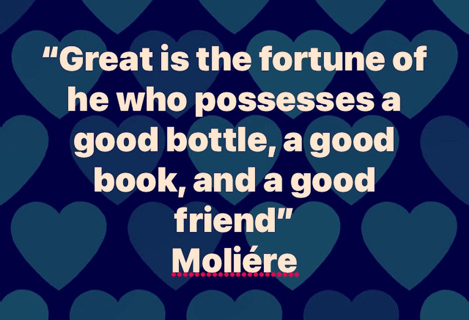 CHARLIEWINES's tweet photo. #molierequotes ...... #goodbottle https://t.co/QaqolhLJb5