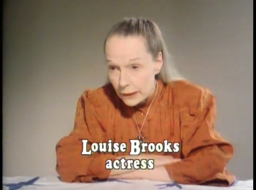 Episode 12 is Star Treatment. Louise Brooks (!) appears to talk about Clara Bow, calling her the star of the 20s. Can we talk about Brooks too?