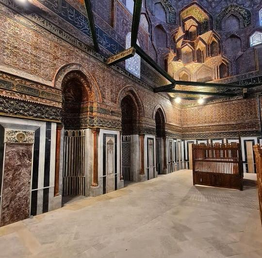 So imagine my absolute delight when I opened my laptop yesterday to see the interior glowing with a soft, shimmering luminescence it has not known for centuries, and to learn that May Al-Ibrashy and her team have just completed the renovation of the mausoleum.