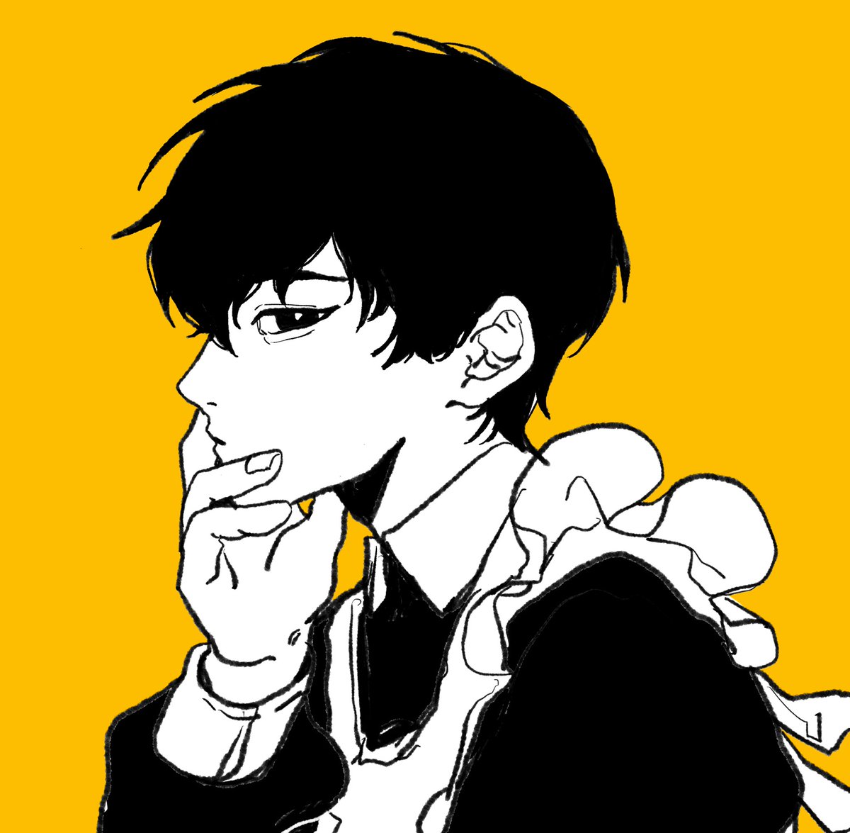 フリーアイコン メイドさんです かもみら 個展4 28 のイラスト フリーアイコン メイドさんです かもみら 個展4 28 のイラスト