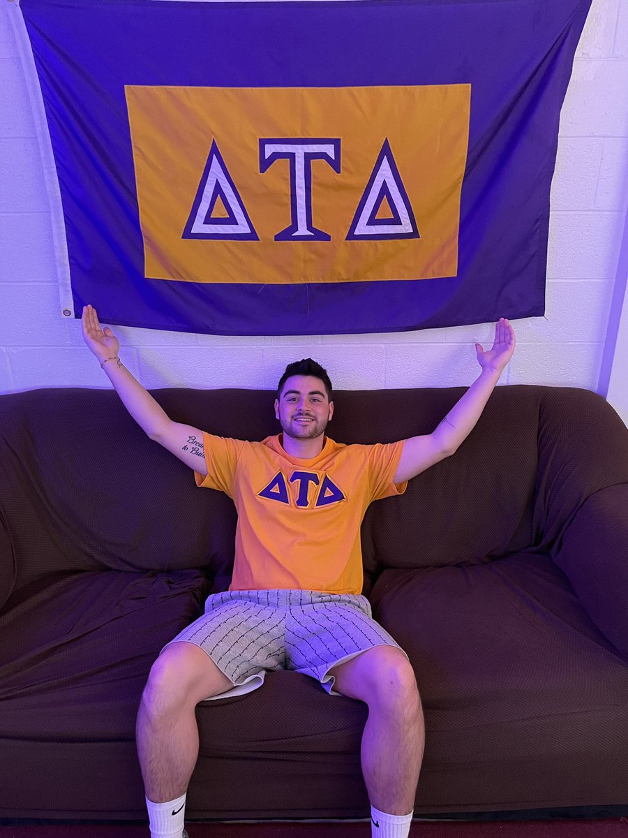 RMU_Delts's tweet image. Congratulations to this weeks Delt of the Week, Michael Labbett!!! Michael has done exceptional work as Brotherhood Chairman motivating brothers to stay as active as safely possible during the pandemic. Thank you Michael for everything you do for us. Rah Delt💜💛!!!