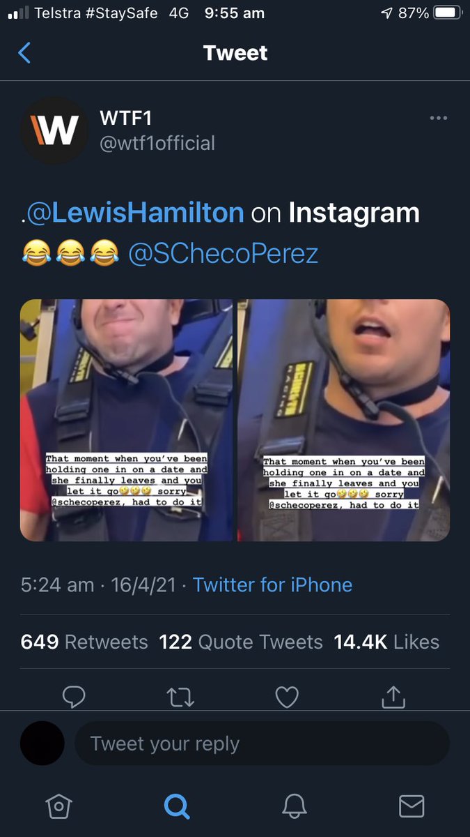 F1 social media pages: what should we post today?
* Lewis Hamilton comments on another drivers post*
F1 social media pages: That’s our day sorted. https://t.co/M5s9rG24ey
