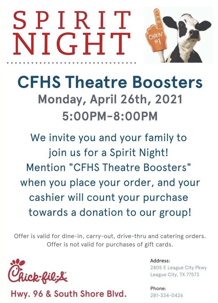 Clear Falls Theatre 🎭 tweet media