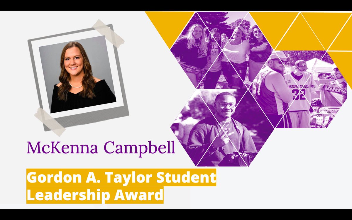 Congratulations to this year's Gordon A. Taylor Student 
Leadership Award recipients!! (3/5)💫