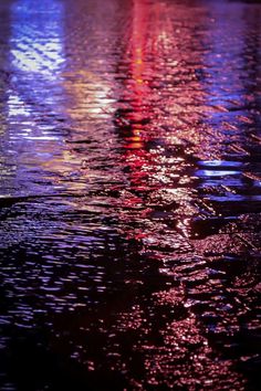 running in ribbons bleeding colors little rivers of neon light washed away by the rain as the night stumbles towards breaking dawn #zenverse #penpixels #poetry #microstory