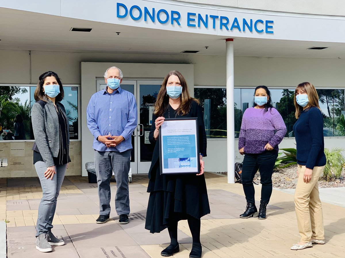 sdbloodbank's tweet image. It&apos;s #LabProWeek! We are truly grateful for our amazing SDBB family and the labs that help fuel our mission to save lives! #labpro #sandiegobloodbank #CAPaccredited