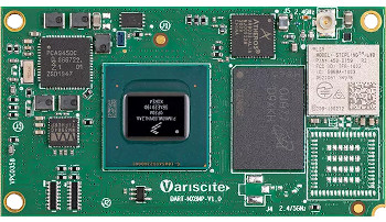 Variscite's DART-MX8M-PLUS is based on NXP’s i.MX8M Plus SoC, up to 4GB/64GB RAM/eMMC, and key features including AI/ML NPU 2.3 TOPS, 2x GbE LAN and WiFi/BT connectivity, plus numerous interfaces for display, audio, camera, USB 2.0/3.0, PCIe, and more. hackerboards.com/boards/dart-mx…