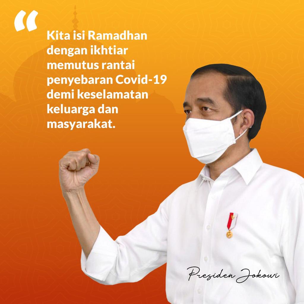 Kita isi Ramadhan dengan dengan Ibadah dan Do'a serta Ikhtiar memutus rantai Penyebaran Covid 19 
#TPPKalsel
<a href="/jokowi/">Joko Widodo</a>
<a href="/halimiskandarnu/">ABDUL HALIM ISKANDAR</a> 
<a href="/imansyukri/">Iman Sukri</a> 
<a href="/malik_haramain/">malikharamain</a> 
<a href="/taufikmadjid71/">IG : taufik.madjid</a>
<a href="/rosyidah/">rosyidah rahmawatie</a> 
@yusradaridesa 
@fachrilabalado 
 <a href="/tpp_provKalsel/">tpp.provinsi_kalsel</a>