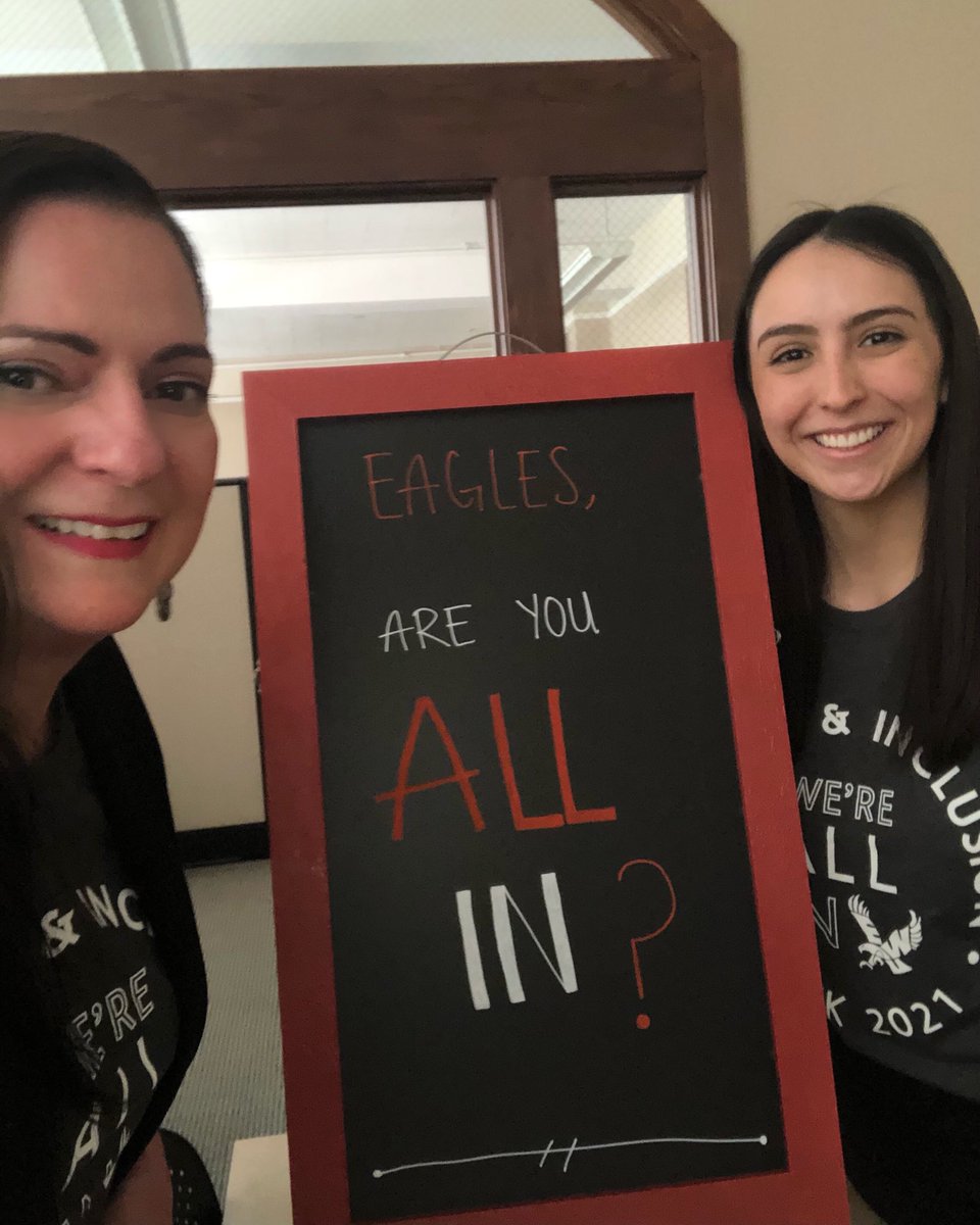 DiversityEWU's tweet photo. Eagles are you ALL IN? Day 1 of Diversity and Inclusion Week was awesome! Check out Tuesday’s lineup here: https://t.co/oTmnHpmvr0 https://t.co/RZf961qAPN