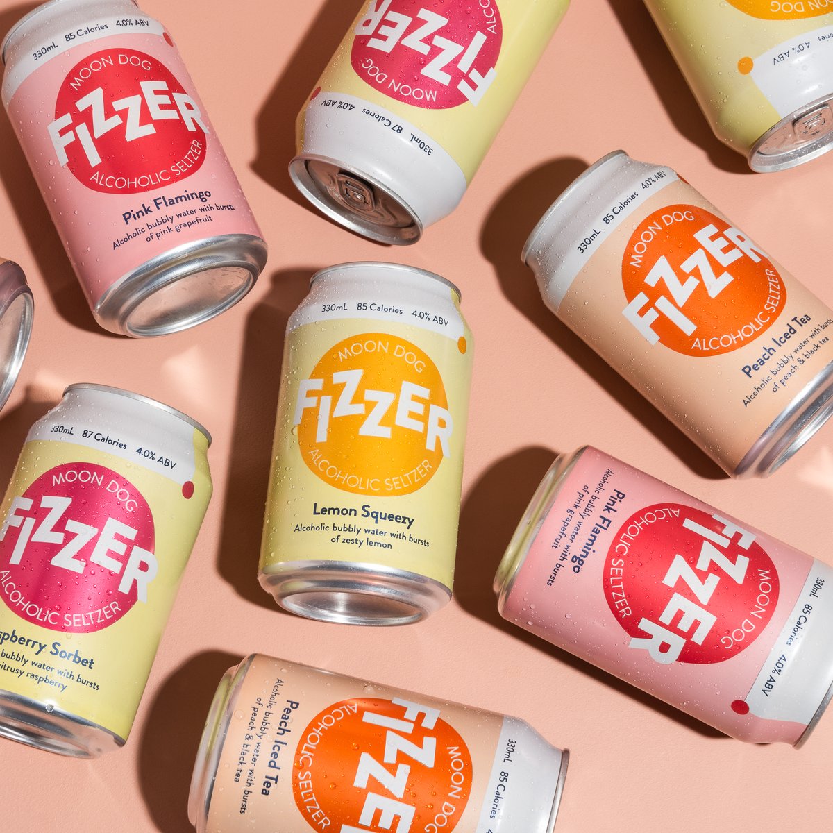 Surprise! We've launched four new Fizzer Seltzer flavours. Say hello to Lemon Squeezy, Peach Iced Tea, Pink Flamingo and Raspberry Sorbet! Shop our juicy new flavours here: bitly.com/ShopFizzer