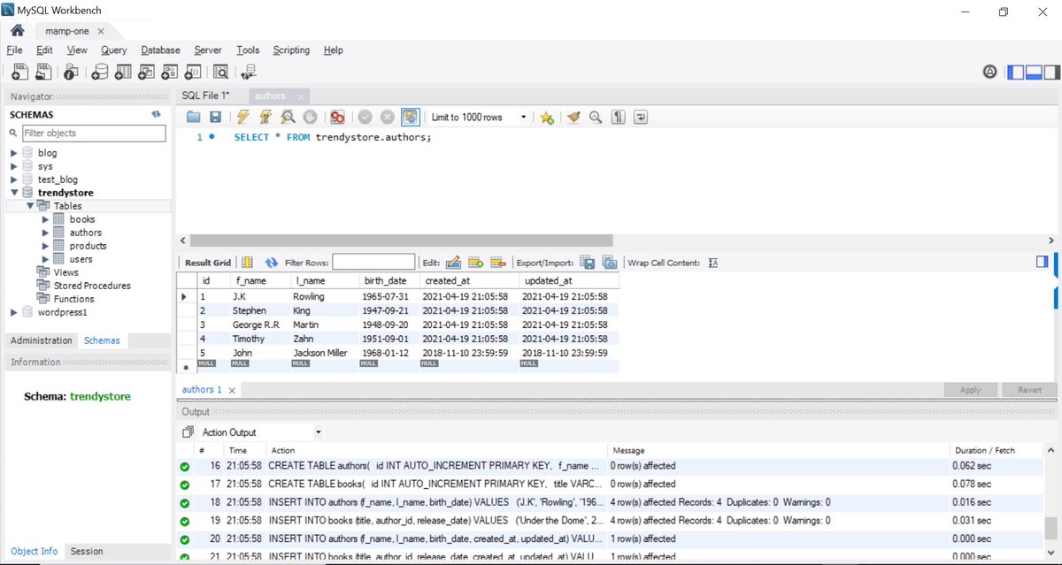 William52821032's tweet image. Working with some SQL injections and the SQL Workbench... This software has a significant learning curve. I'm curious if there are alternatives because it's not as intuitive as I'd hoped it would be, and needs more screen space.
#365CodingPhaseChallenge #CodingPhase #TheCodingWay