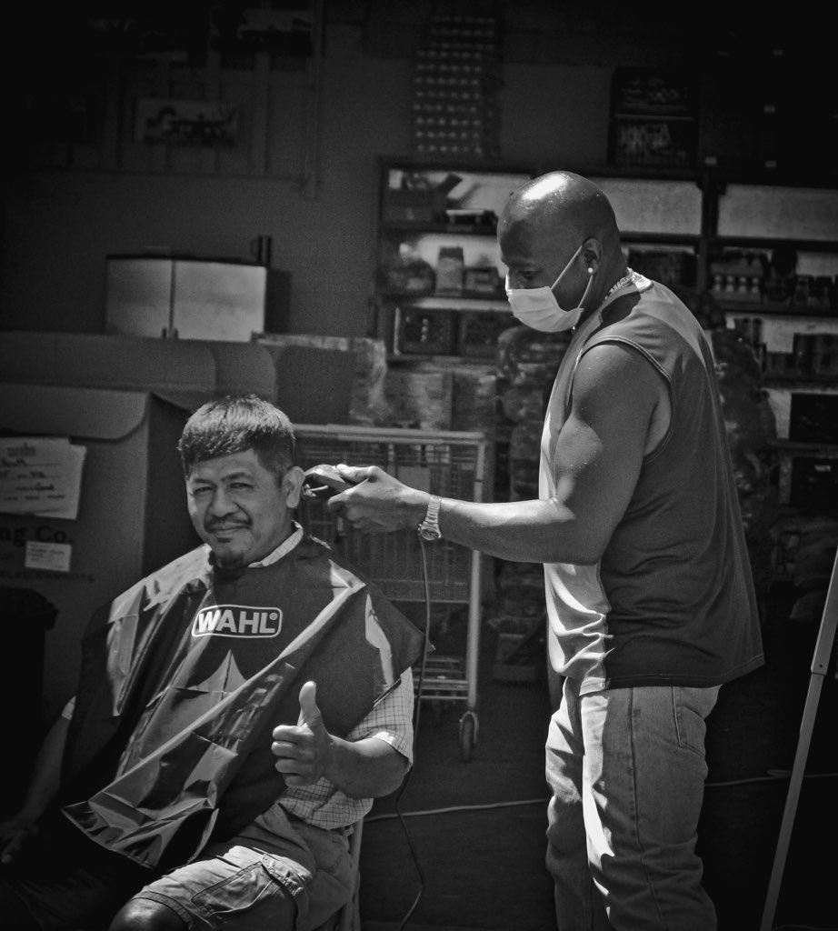 CTH465's tweet image. Thankful to barber and hope machine extraordinaire Donald James for his work at last Saturday&apos;s #ProjectReFresh launch.