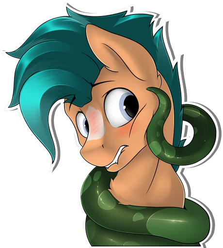 NaviBoy14's tweet photo. Here is my first sticker from the second stickerpack 
and the first auction for this sticker as well .c.

Welcome to make your bid if your horsie like tentacles .c. 

Only for stallions this time
https://t.co/BYmOxoSpDZ

#sticker #stallion #blushing #mlp #ych #auction #telegram https://t.co/yfw52KeERD