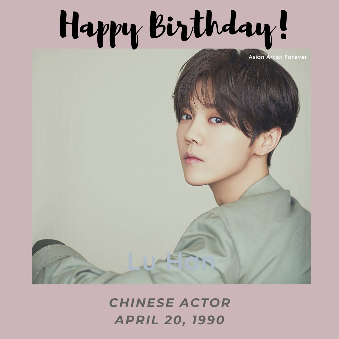 Happy Birthday Lu Han...     
