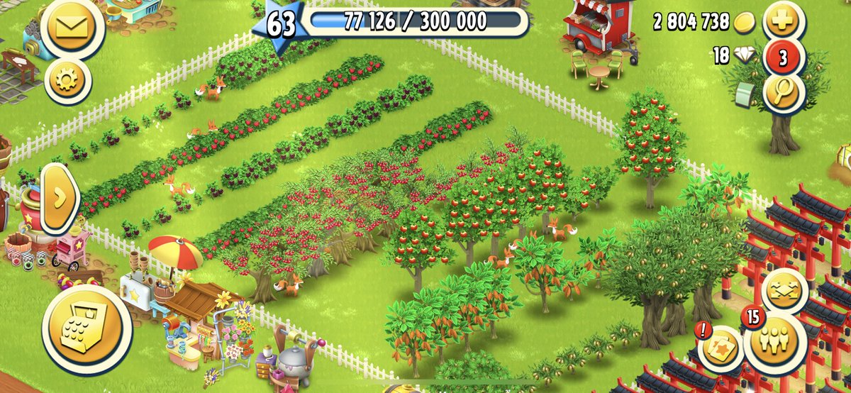 ヘイ デイ公式 アップデート後の噂話 アップデートしてからキツネが大量発生しているというツイートを散見するのですが皆さんの農場はどうですか 中の人の農場は大丈夫そうなのですが ヘイデイ アップデート