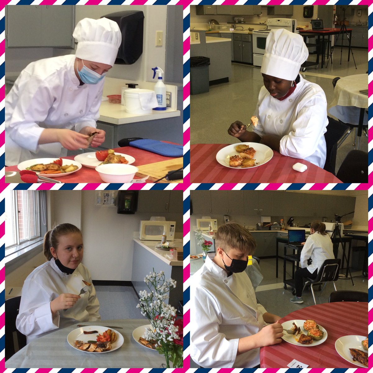 stbasilecsd1's tweet photo. Congratulations to the four grade 9 students who competed in the 2021 Provincial Skills Canada Junior Culinary Arts.  You made St. Basil School very proud. Top Chef here we come.  👨🏾‍🍳 #culinaryarts #ecsd #ecsdfaithinspires #yeg #stbasilecsd #foodsclass #topchef #juniorhighschool https://t.co/LoLo8Xh3oh