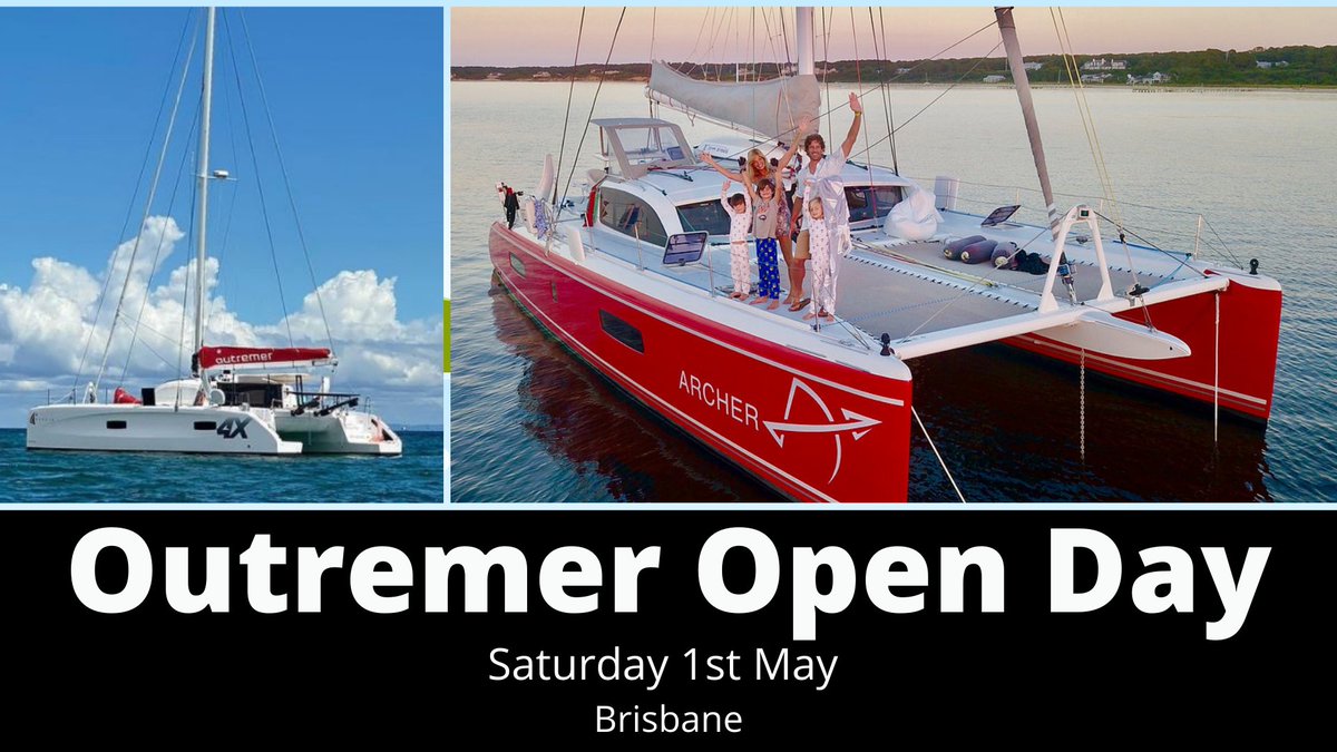 Outremer Open Day
Outremer 51 and 4X on display
Royal Queensland Yacht Squadron, Manly
10am-2pm FREE
Register Here: docs.google.com/forms/d/1RYsal…
#catamaran #sailing #OutremerCatamaran