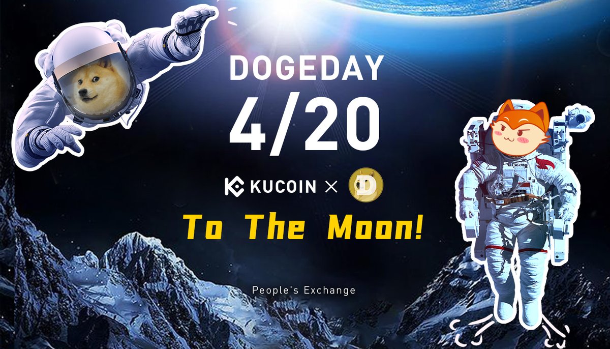 Celebrate #DogeDay with #KuCoin: 1,000 $DOGE to Give Away!

To enter⤵️
🐕Follow @kucoincom 
🐕Retweet
🐕Quote / reply with the hashtags #DogeDay & #DogeKuCoin

5 winners will be announced on April 23, 2021.

#doge420 #Dogecoin #DogecoinToTheMoon #dogearmy