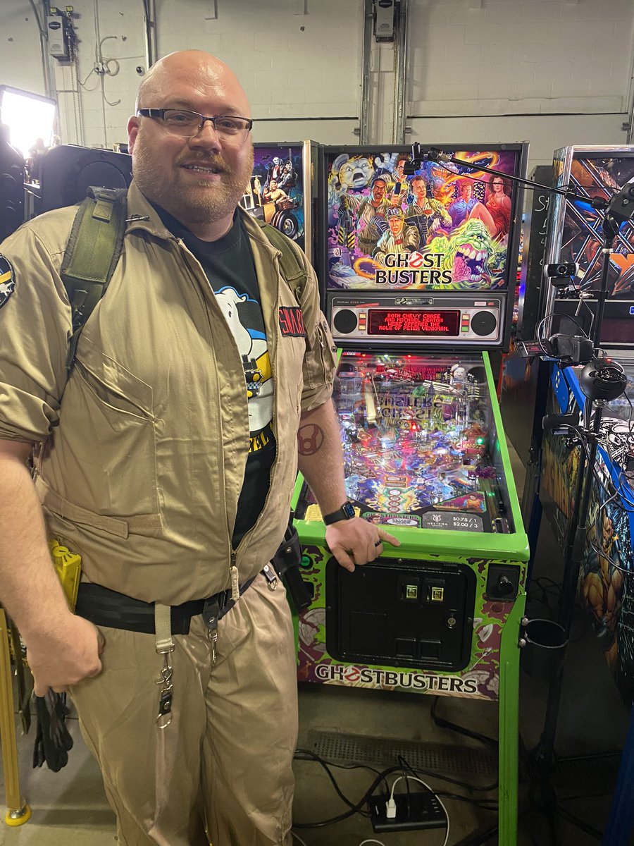 SteelCityGBs's tweet photo. Thanks to #HUPchallenge for having us out today to play some “Ghostbusters” @sternpinballinc
PC: @renee_ann4 https://t.co/1EV02BY6TV