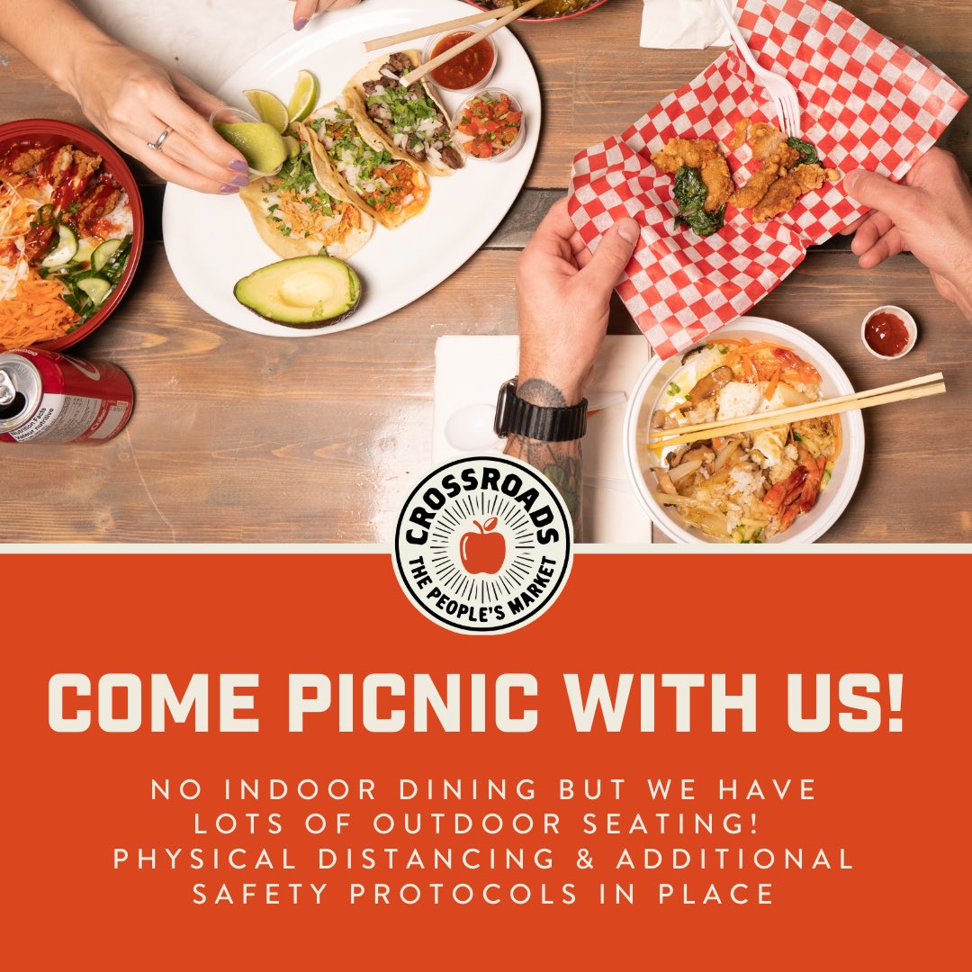 Come picnic with us! 🤗 
Though we no longer have indoor dining, we have tons of outdoor picnic tables that are regularly sanitized for you to enjoy!

Hope to see you soon! #yyc #yycfood #supportlocalyyc