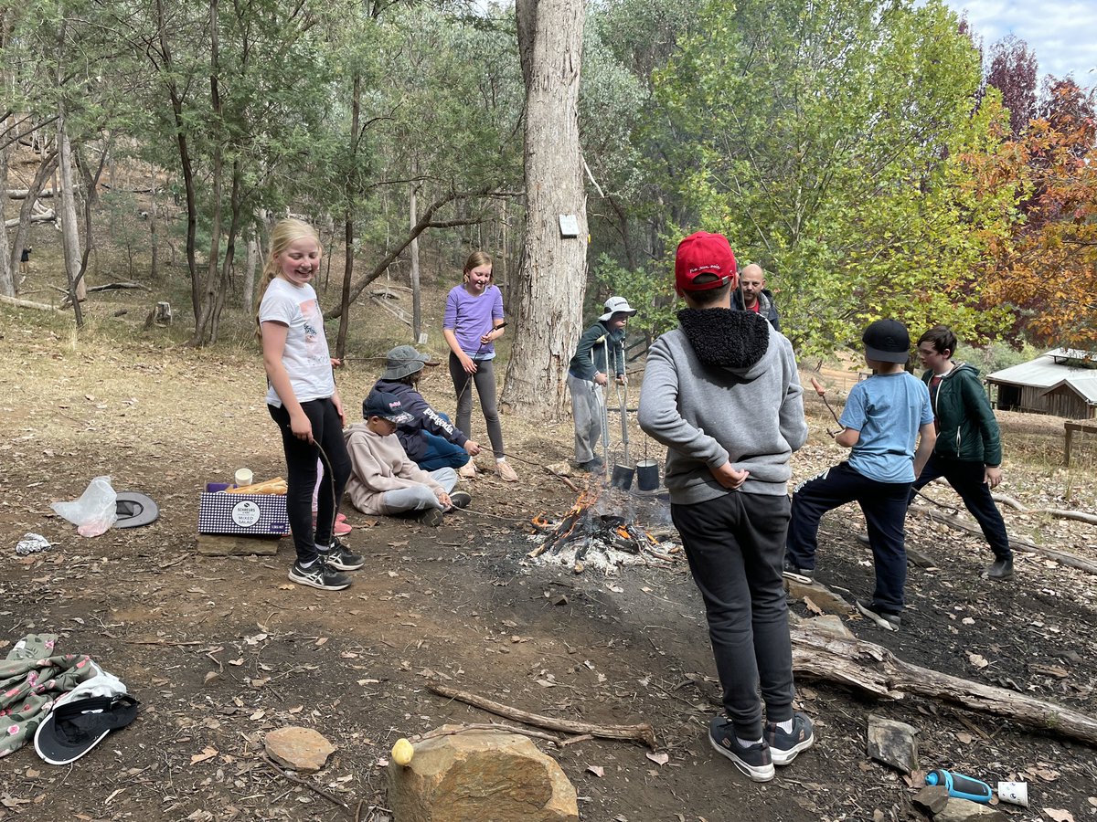 Now time to cook lunch and use our bush survival skills.