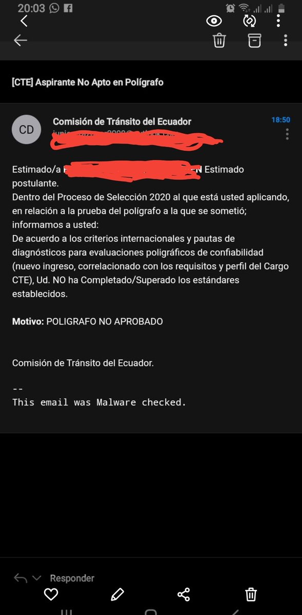 jorgevillacrese's tweet image. Aspirantes @ANT_ECUADOR pagaron #Polígrafo soliciten control calidad #ASOPEC Poligrafistas certificados, exige resultado video #ControlCalidad @DEFENSORIAEC investigando! @EcuavisaInforma @merlynochoatv @MinGobiernoEc @FiscaliaEcuador @EcuadorCGE @ComunicacionEc @LaPosta_Ecu