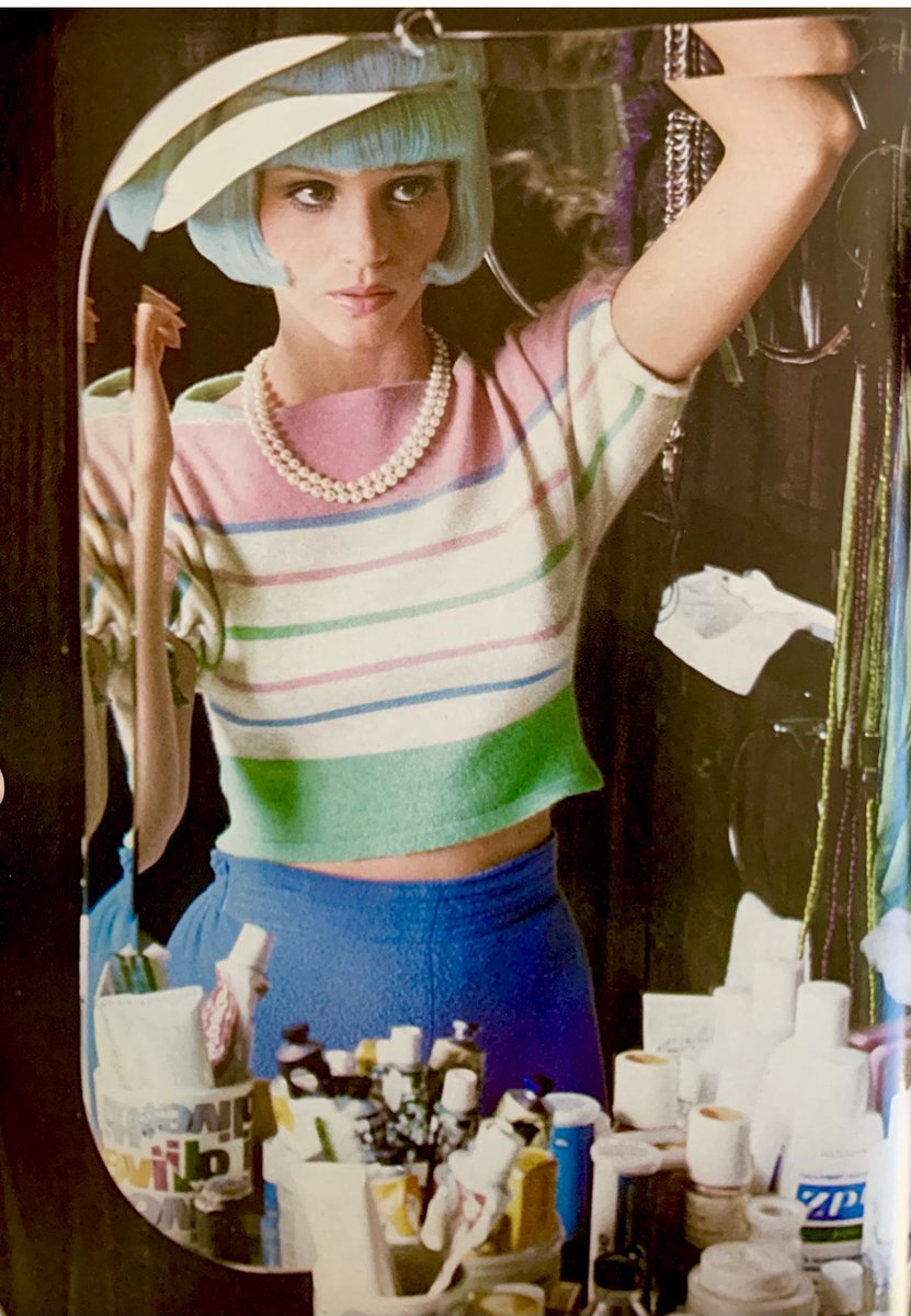70s_fashion's tweet photo. Pastels are prettier... #1970s #dynel #wigs #vintage #makeup #Vogue #jeanlouisdavid https://t.co/w18ULLC6d2