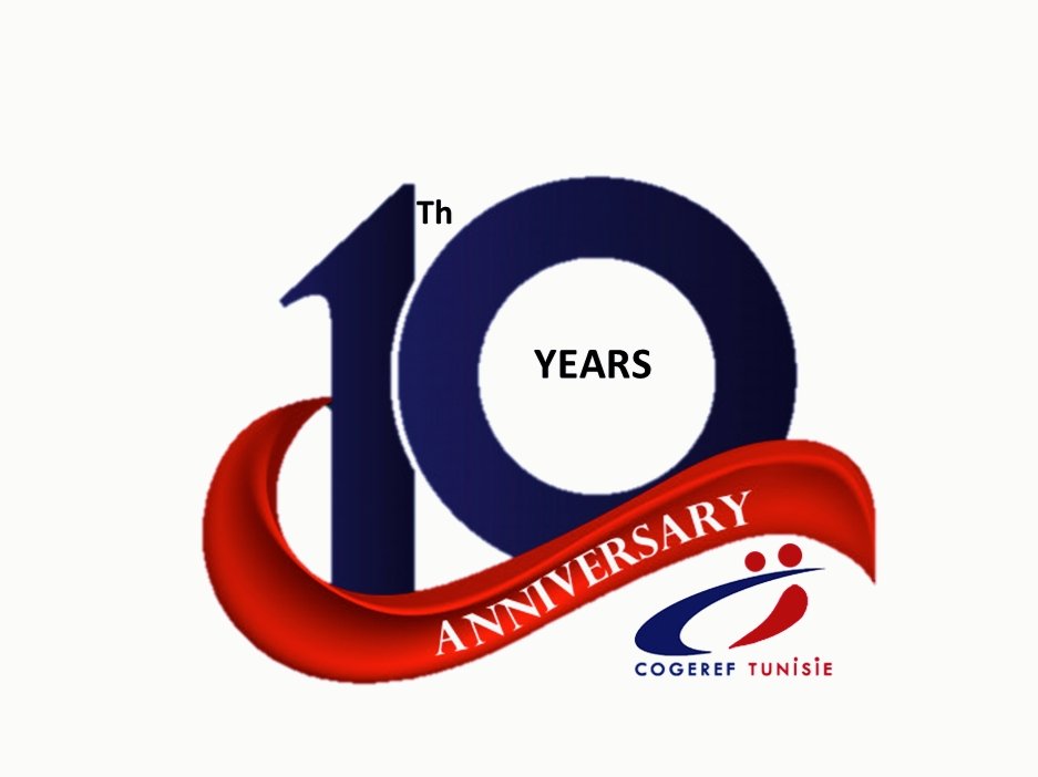 Cogeref's tweet image. La COGEREF célèbre aujourd'hui son 10 ème  anniversaire d'existence et d'activité.
A cette occasion nous remercions tous nos membres, adhérents et partenaires  pour leur implication et leur intérêt.