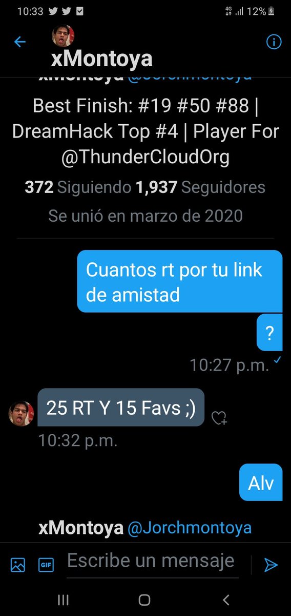 Bueno porfavor todos denle rt y fav para  que @Jorchmontoya me añada de amigo🙏🏻🤲🏻