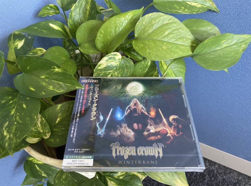 お！届いた💿✨ フェデリコ🎸

❄️Frozen Crown👑

＃frozencrown
＃FedericoMondelli
＃GiadaEtro
＃Jade
＃フェデリコモンデッリ