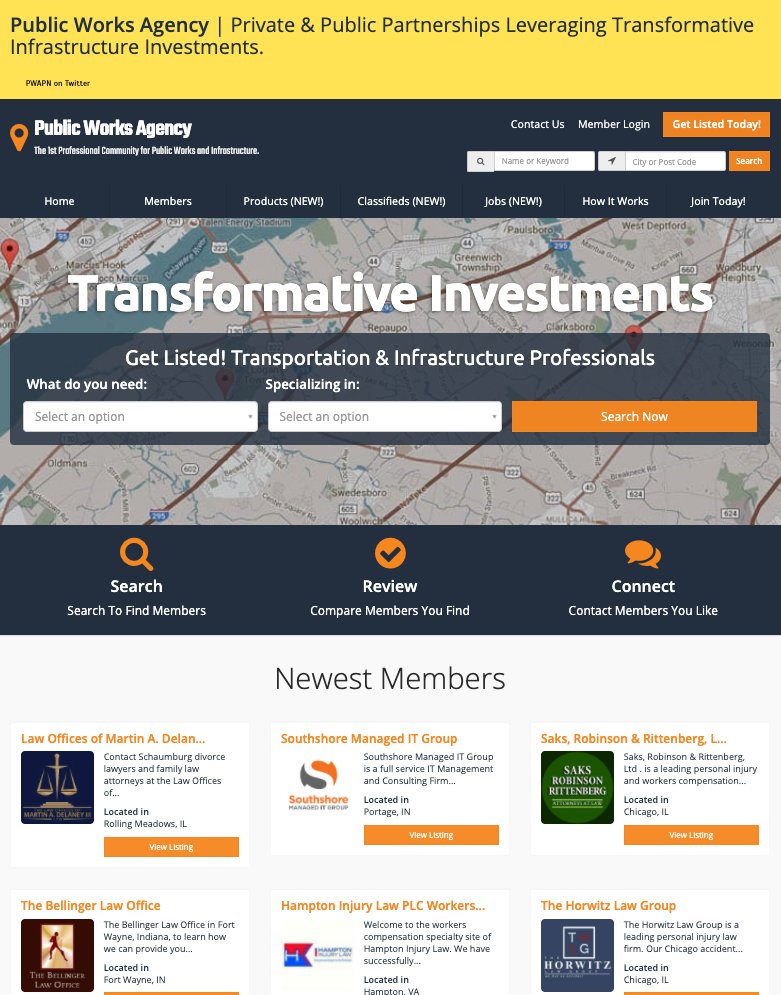 PublicWorksAgency.com LAUNCHES classified, product, and job postings FREE! For a limited time. This site a great way to promote your innovative products, services, and solutions in preparation for a large transformative investment signed by Pres Joe Biden. Be Ready! <a href="/PWApn/">Public Works Agency</a> 🦁👍