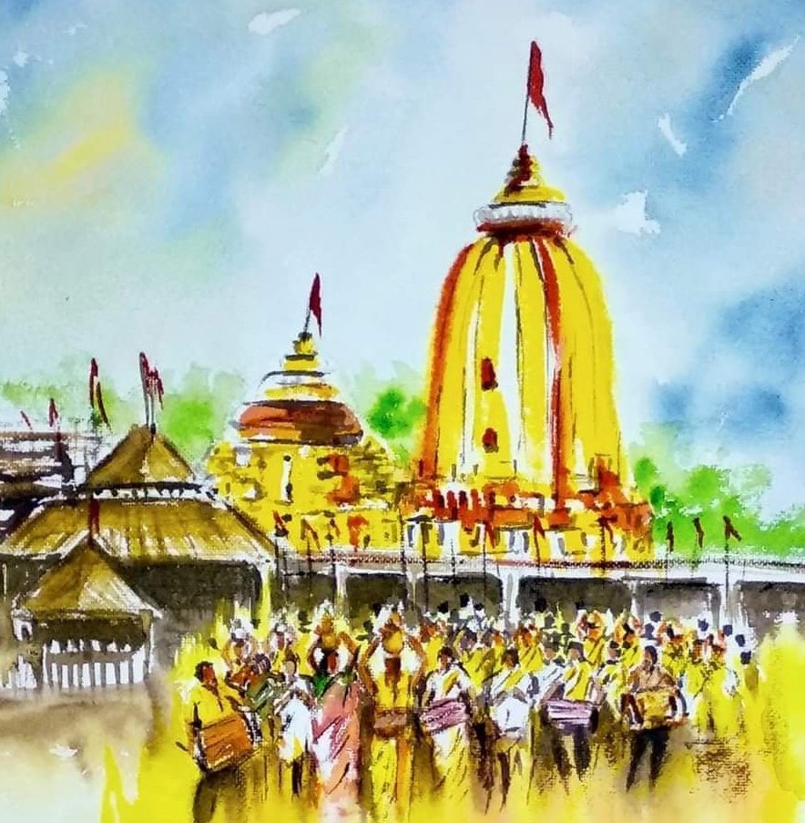 ଶ୍ରୀ ବିନ୍ଧ୍ୟଗିରିବାସିନୀ କୁଠାରୀଚଣ୍ଡୀ ଙ୍କ ଅଶୋକାଷ୍ଟମୀ ବେଶ~
Ashokastami Darshan-

Ma Kutharichandi temple was built during 11CE AD by Kadamba dynasty rulers of kalinga.
The shire was renovated by Chikitigada Rajendra family during late 18th century.