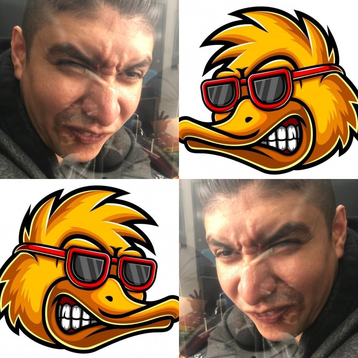 mrflowjo's tweet photo. #LaMesaRenonaEnVivo @franco_esca @elchristianmeza el killer duck #killerduck https://t.co/Z7Ay3AtYt6