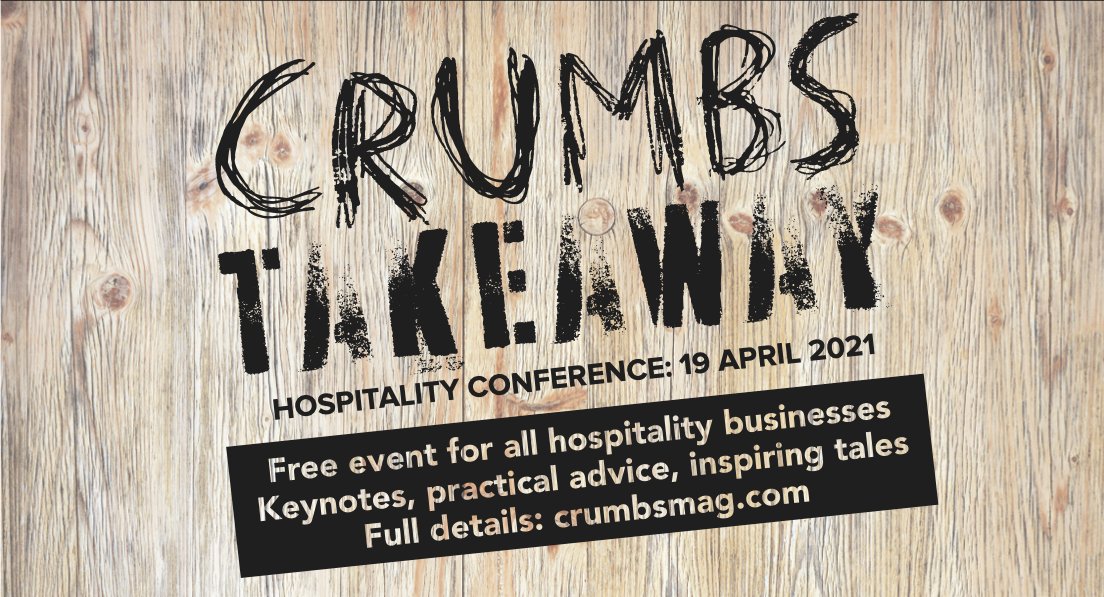 Thank you to all of the companies who joined us for #CrumbsTakeaway yesterday! It was great to bring so many hospitality businesses together. 
If you didn't manage to tune in, or maybe just want to watch it again, the full recording is available here: youtube.com/watch?v=14mkYM…