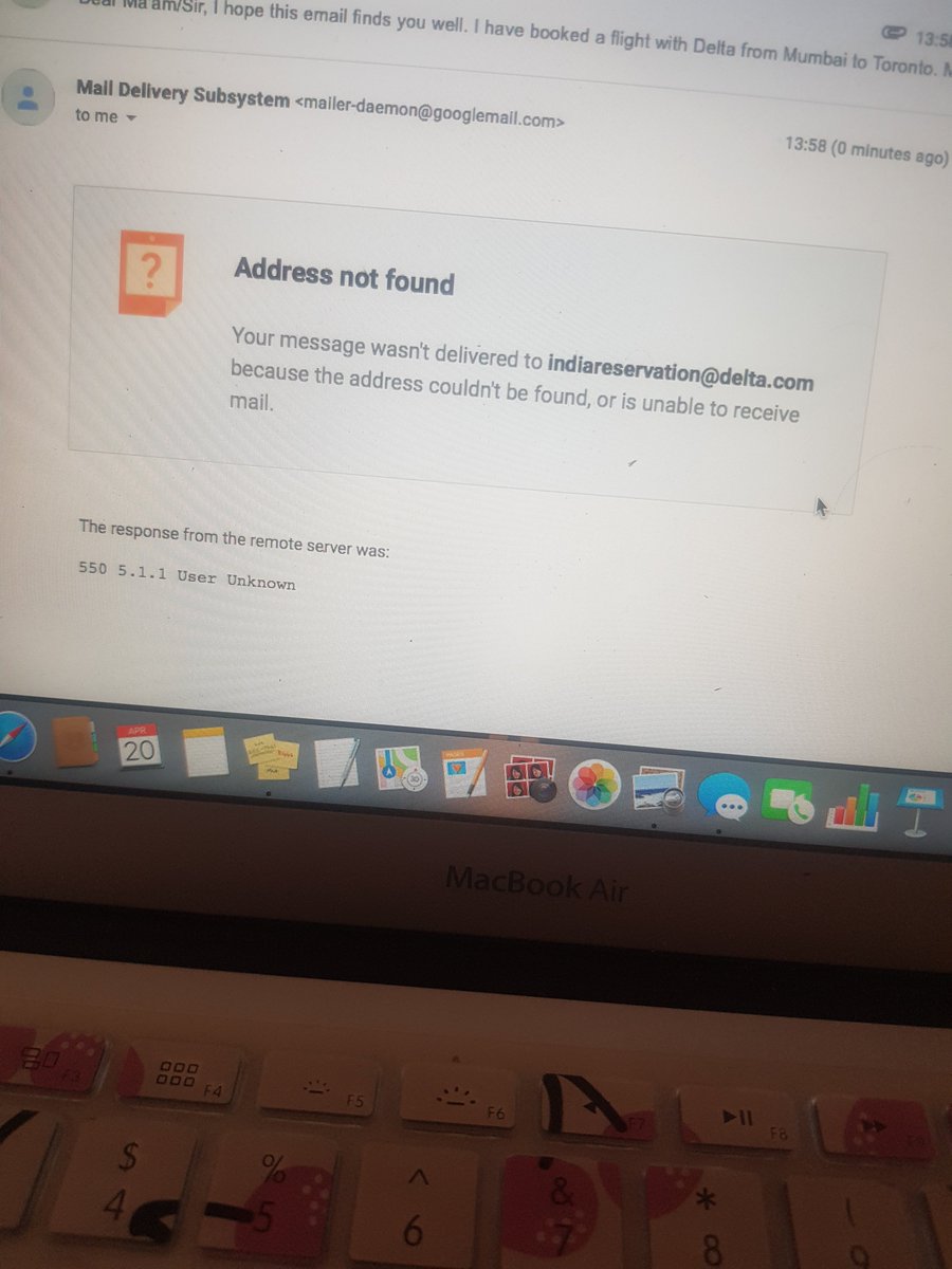 DimpleSahajwal1's tweet photo. @Delta need to delay my tickets due to covid. India toll free number is off due to the lockdown. How may I contact you? The email id you mention on your IVR "Does not exist" https://t.co/lPVq66sVUl