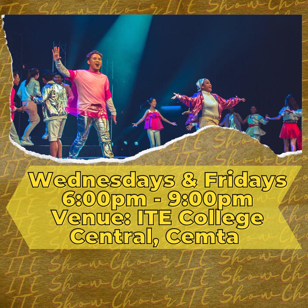 iteshowchoir's tweet photo. Hey everyone!🤗

➡️Swipe LEFT to find out more about our CCA days !➡️
If you're interested in singing and/or dancing, do consider joining our family! We would love you to join us! 💃🕺

Reminder that sign-ups for our open class is now OPEN! https://t.co/7wGwYaqGAN