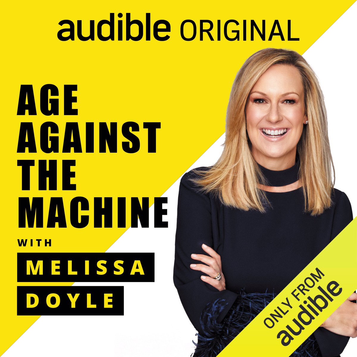 melissadoyle's tweet photo. Launch day!  #ageagainstthemachine is out now on @audible_au 
A look at women &amp; ageing. What happens to our bodies, finances &amp;  job security, how we look, how we feel, the impact of female leadership, the value of mentoring, finding our brave &amp; maintaining our purpose @ElliWomen https://t.co/R7qDGXQPen