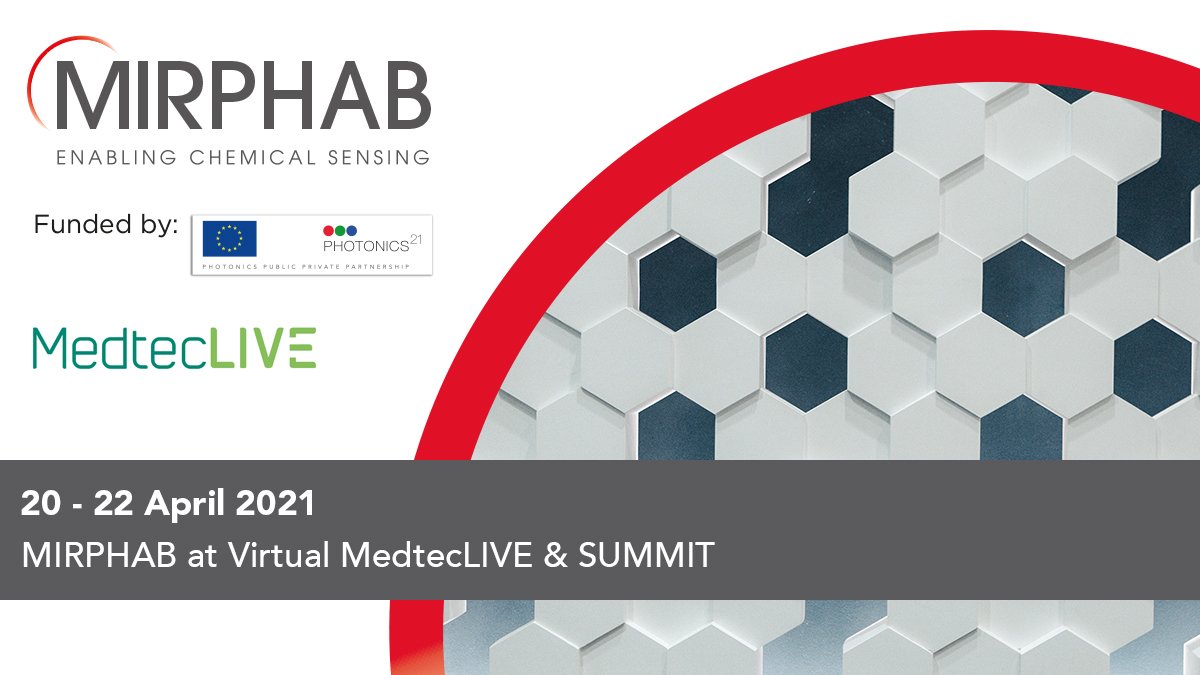 MIRPHAB (@mirphab_eu) on Twitter photo We are LIVE at <a href="/MedtecLIVE/">MedtecLIVE</a> from 20 – 22 April. Visit us to know about MIRPHAB’s Mid-IR capabilities for the #medical market, such as non-invasive diagnostic tools and many more.
👉mirphab.eu/2021/03/24/mir…
#photonics
<a href="/PhotonicsEU/">PhotonicsEU</a> <a href="/Photonics21/">Photonics21</a> We are LIVE at <a href="/MedtecLIVE/">MedtecLIVE</a> from 20 – 22 April. Visit us to know about MIRPHAB’s Mid-IR capabilities for the #medical market, such as non-invasive diagnostic tools and many more.
👉mirphab.eu/2021/03/24/mir…
#photonics
<a href="/PhotonicsEU/">PhotonicsEU</a> <a href="/Photonics21/">Photonics21</a>