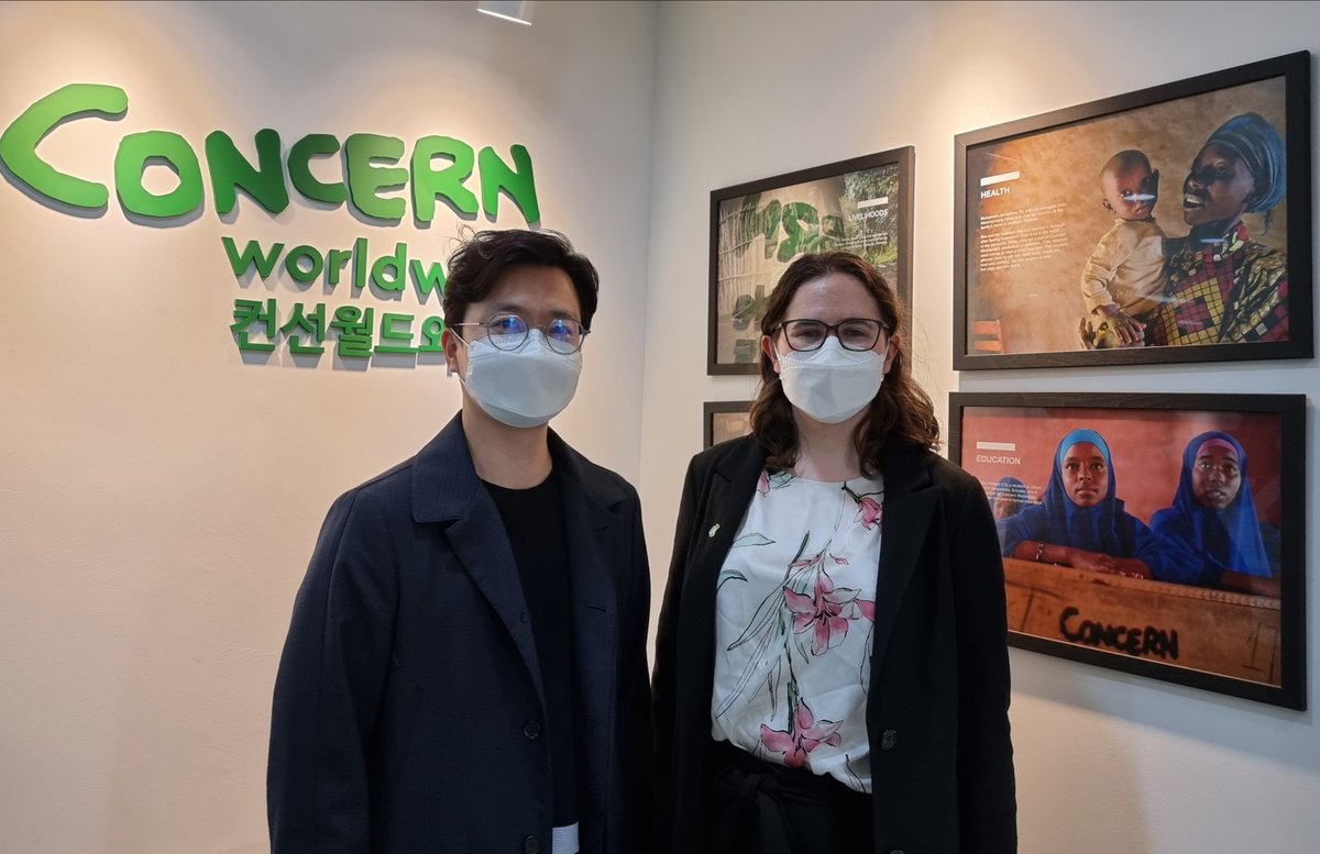 Delighted to have had the opportunity to visit the <a href="/concern_korea/">컨선월드와이드 Concern Korea</a> offices yesterday to hear about their fundraising activities in Korea and their work targeting extreme poverty and hunger <a href="/Concern/">Concern Worldwide</a> #ABetterWorld #IrishAidWorks